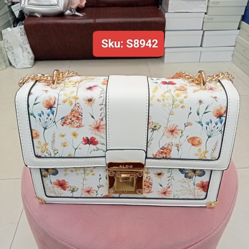 Ladies Printed Chain Shoulder Bag