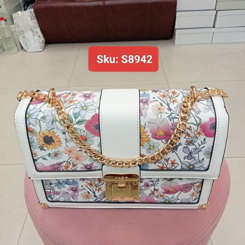 Ladies Printed Chain Shoulder Bag