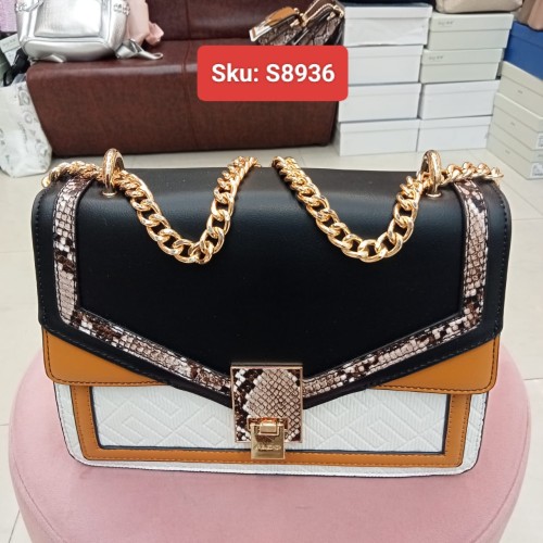 Ladies Printed Chain Shoulder Bag