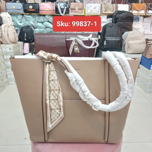 Ladies Premium Large Tote Bag with Scarf