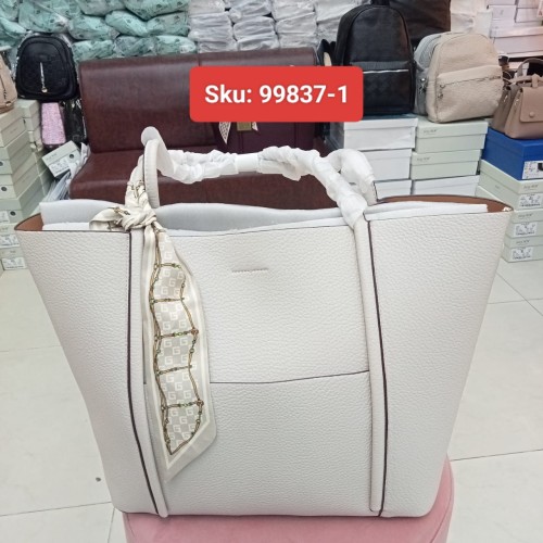 Ladies Premium Large Tote Bag with Scarf