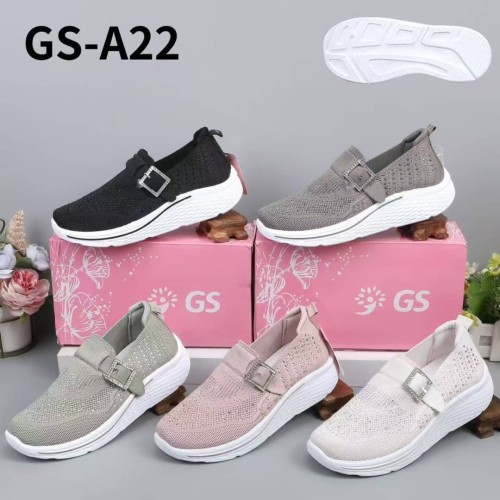 Ladies Comfortable Knit Slip-On Casual Shoes