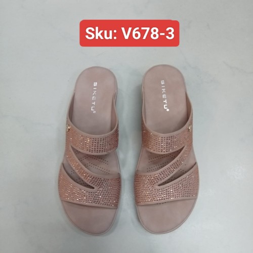 Ladies Rhinestone Heel