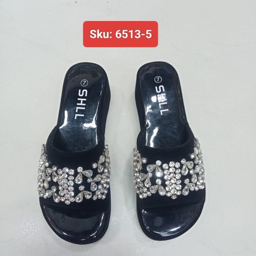 Ladies NY Logo Comfort Slipper