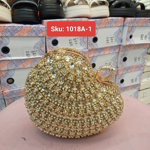 Heart-Shaped Crystal Clutch