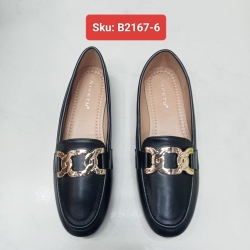 Ladies Metal Chain Link Loafer