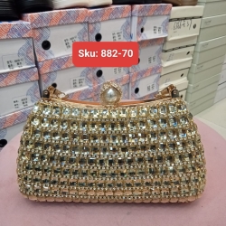 Chic Beaded Evening Clutch