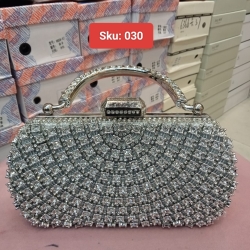 Glamorous Crystal Evening Clutch